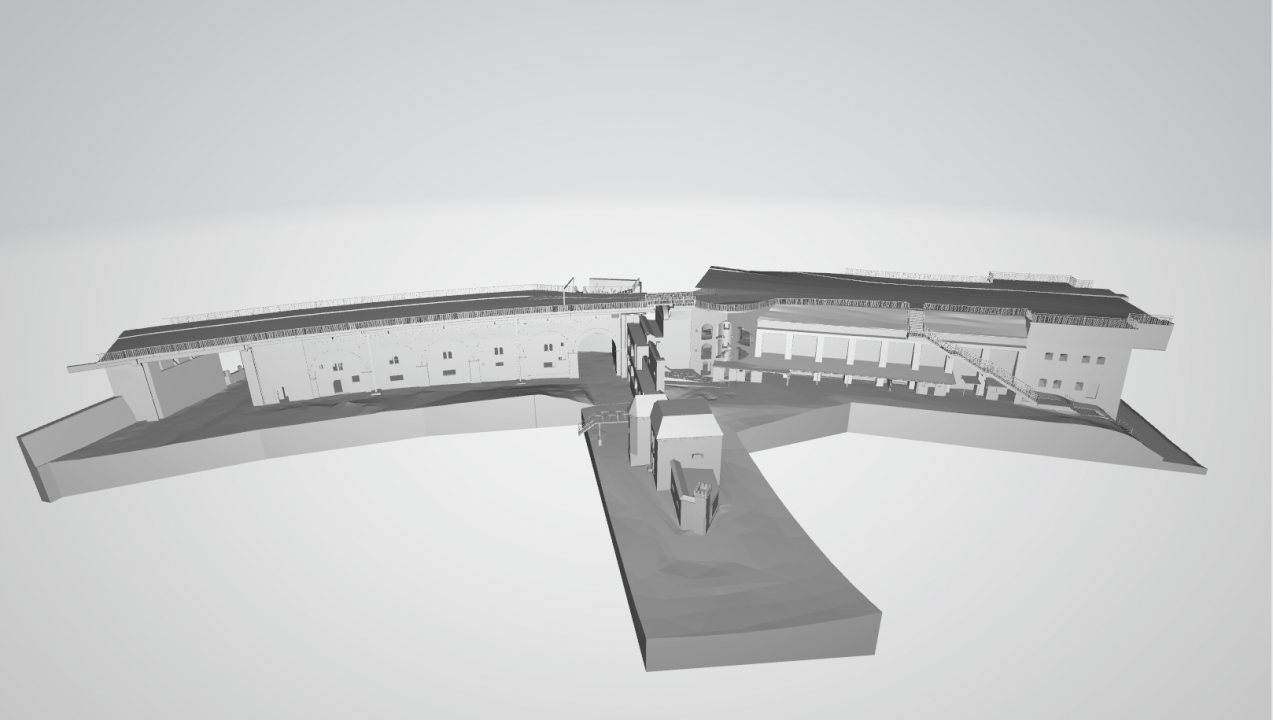 3D model of Pfaffendorf Bridge